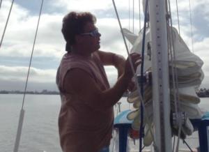 Sailing in Charlotte Harbor, Williamsburg Charter Sails