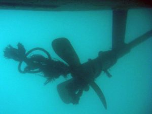Murphy's Law applies to fouled props