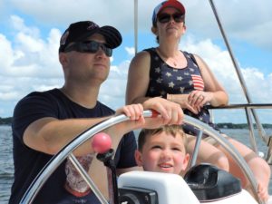 Sailing with Family on the York River