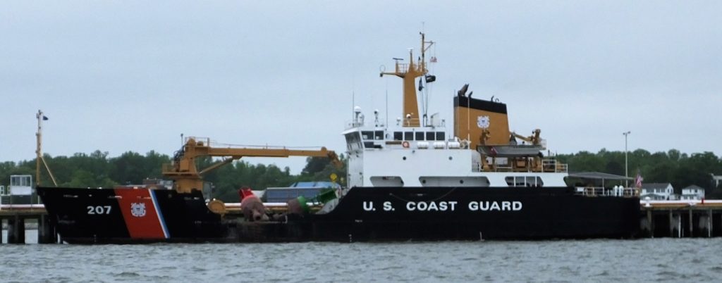 USCG buoy tender at York River Yacht Haven