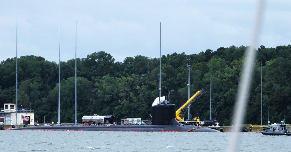 Sailing Past a Navy Sub with AARP Video Crew Onboard