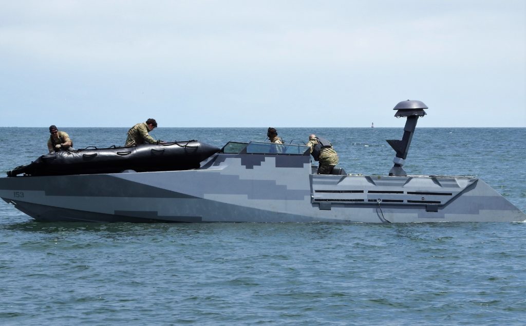Navy deployed a raft